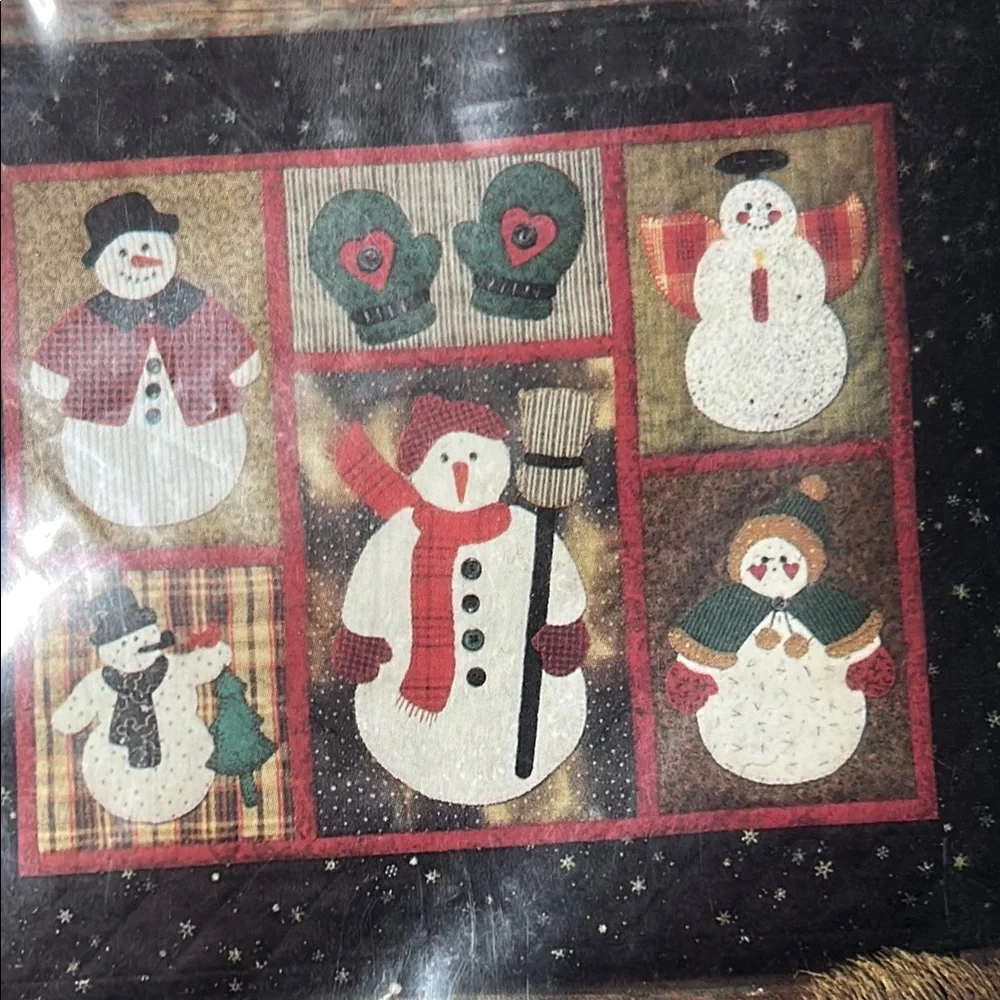 VTG Unused Craft Pattern by Debbie Mumm - 3 Snowman Samplers